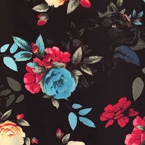 LuLaRoe Pants - ❌SOLD❌ NWT OS LLR Floral & Jaguar Printed Leggings LuLaRoe Pants - ❌SOLD❌ NWT OS LLR Floral & Jaguar Printed Leggings